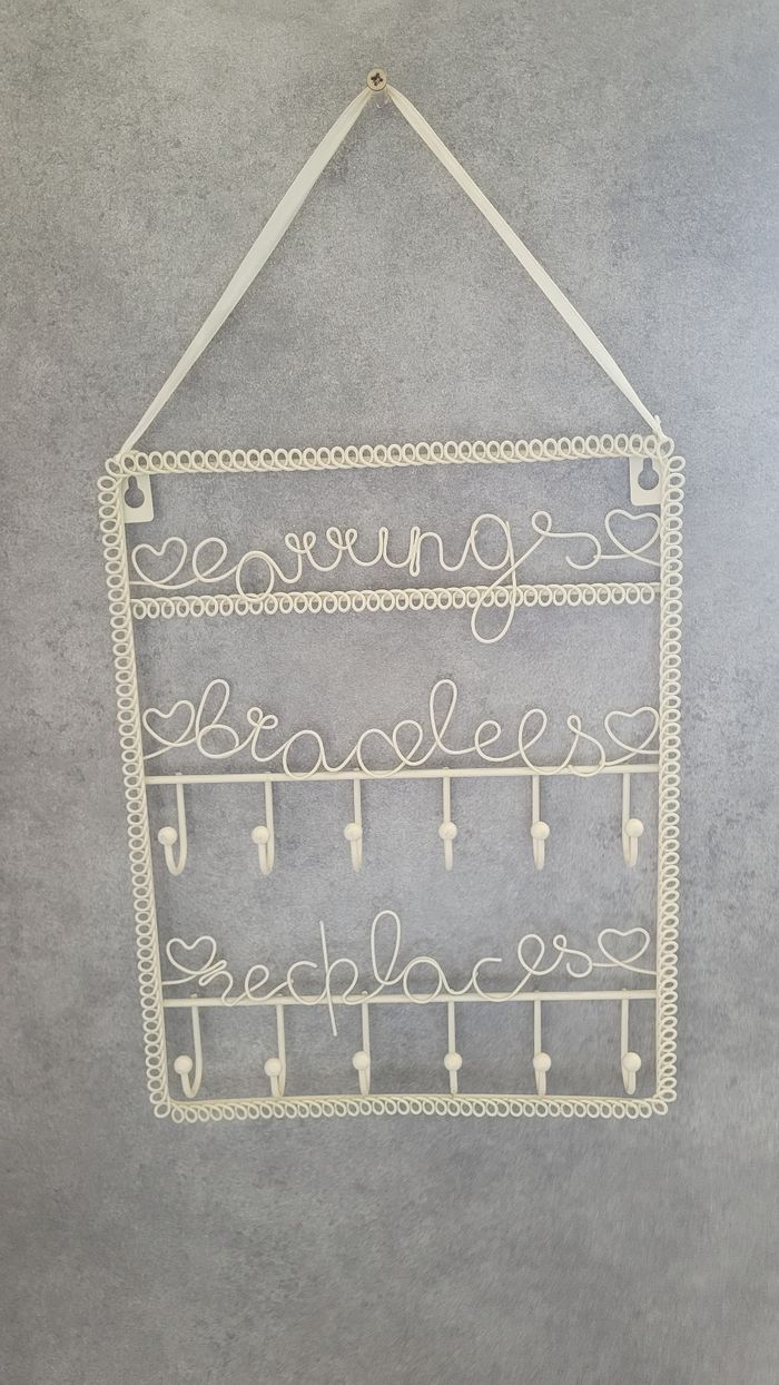 Porte bijoux blanc - photo numéro 2