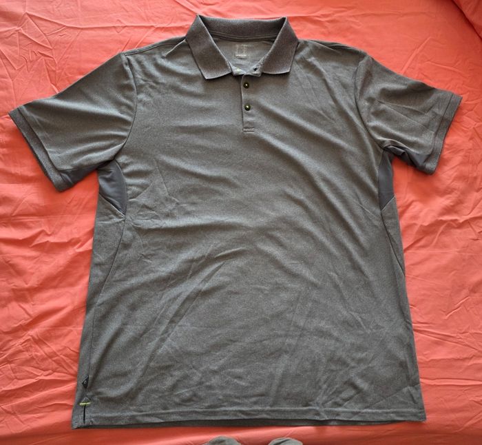 Polo manches courtes gris 2XL