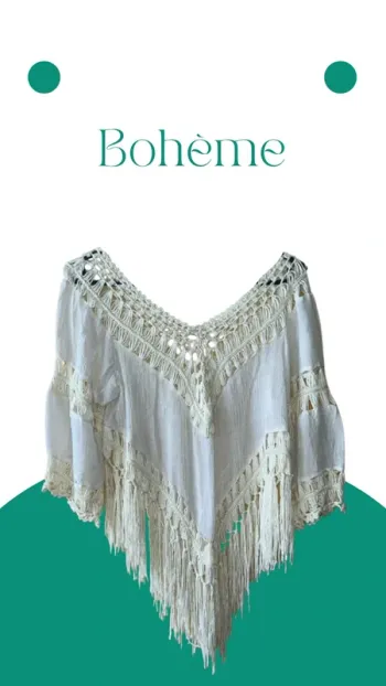 Blouse bohème hippie seventies