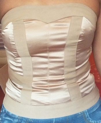 Bustier satiné