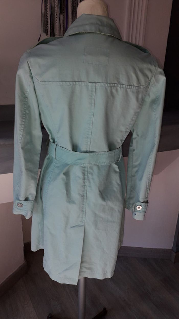 Manteau imperméable vert - photo numéro 3