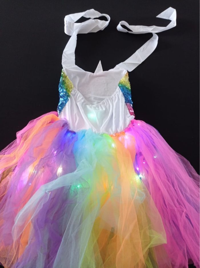 Déguisement princesse licorne LED 3ans - photo numéro 3