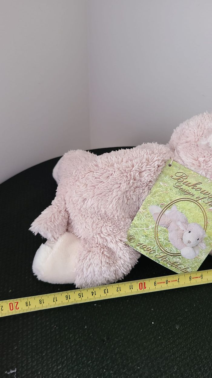 DOUDOU PELUCHE BUKOWSKI MOUTON BLANC ECRU - photo numéro 2
