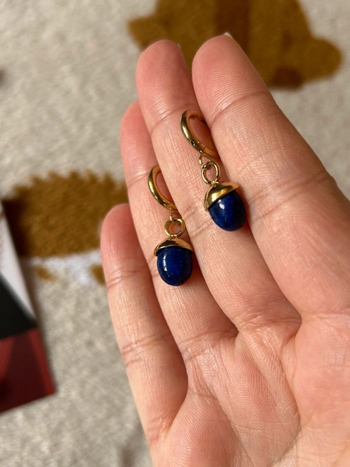 Boucles d’oreilles et collier pomme de pain - photo numéro 7