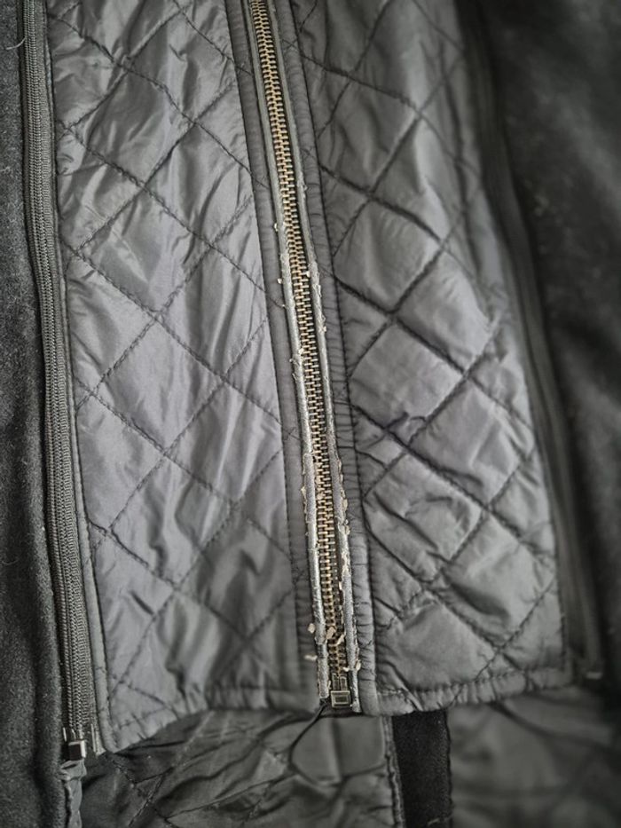 Manteau noir homme zip boutons - photo numéro 5