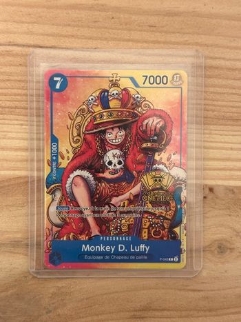 Monkey D. Luffy P-043 Promo 2ème Anniversaire FR NM.