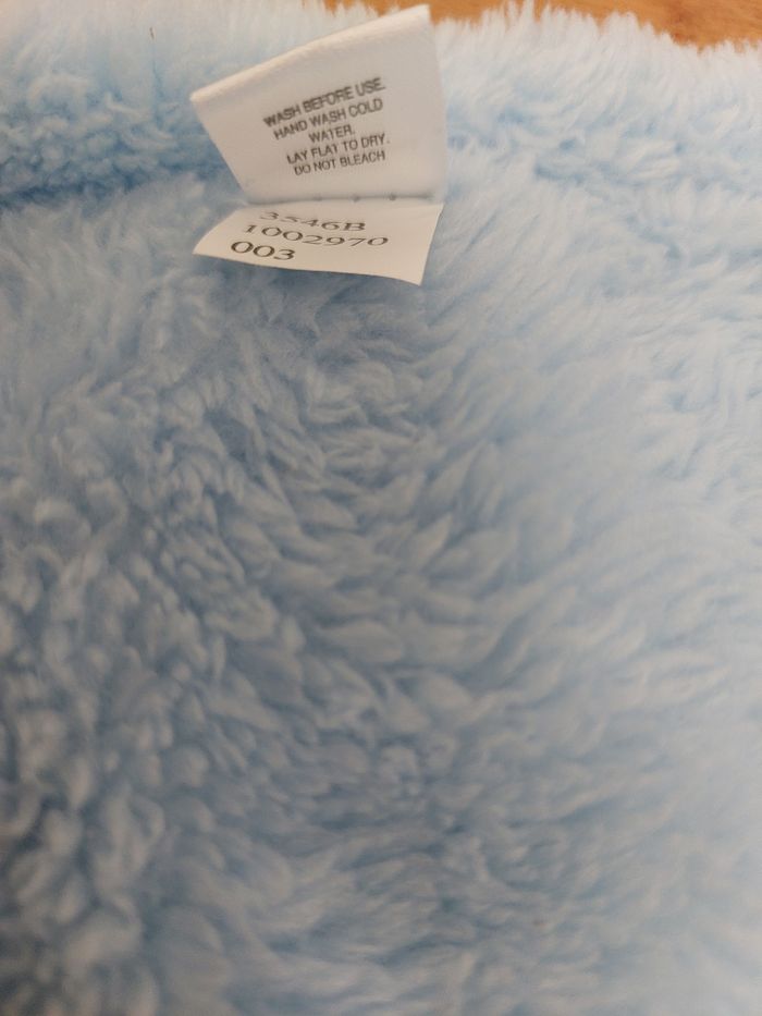 Doudou plat carré bleu singe - photo numéro 6