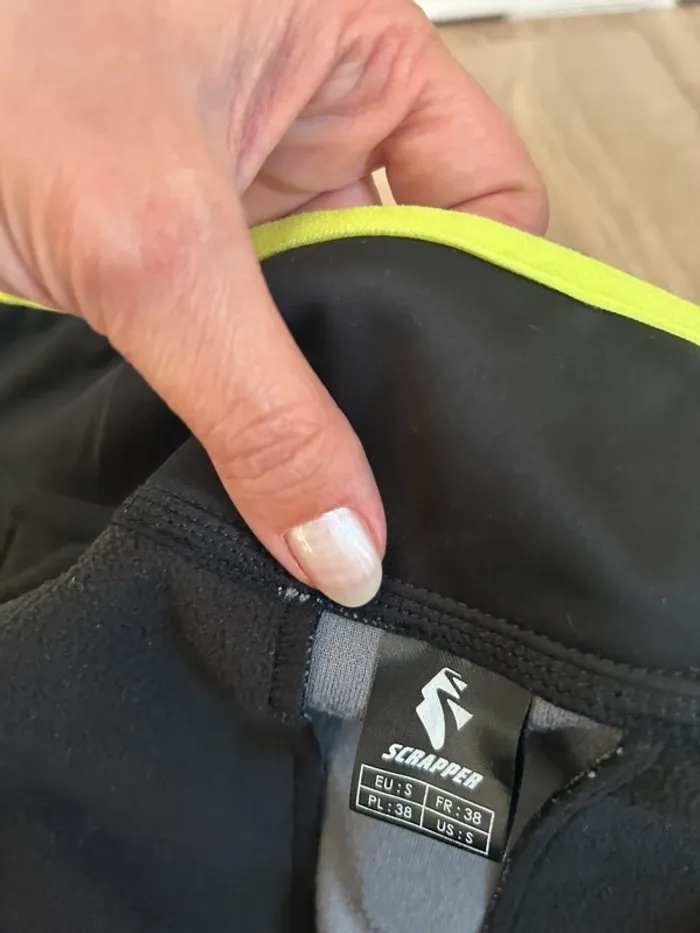 Veste de sport, taille s femme marque Scrapper noir - photo numéro 8