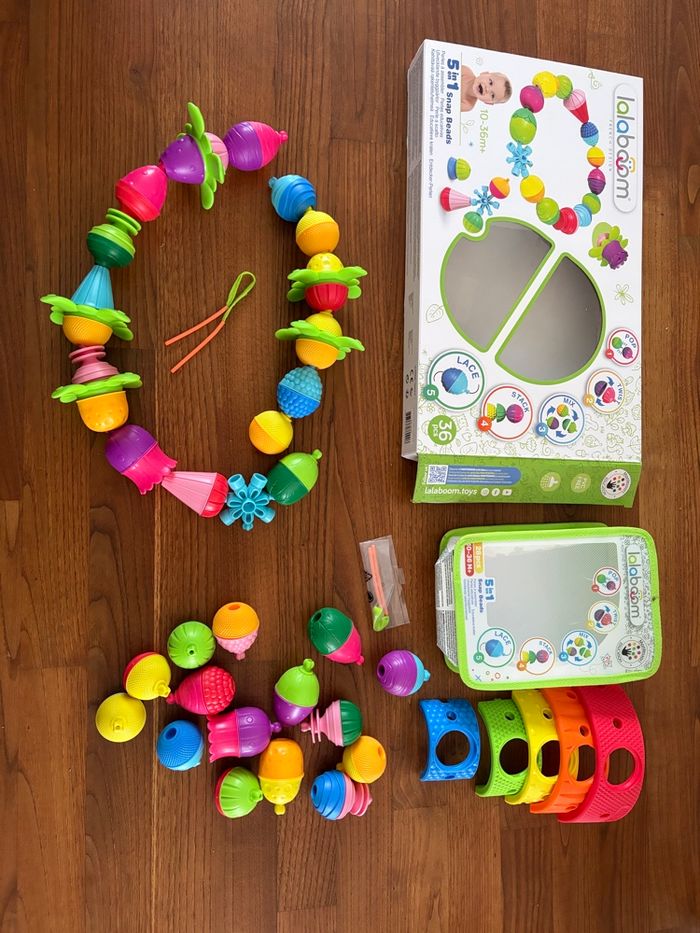 Lot de 2 boîtes lalaboom 73 pièces