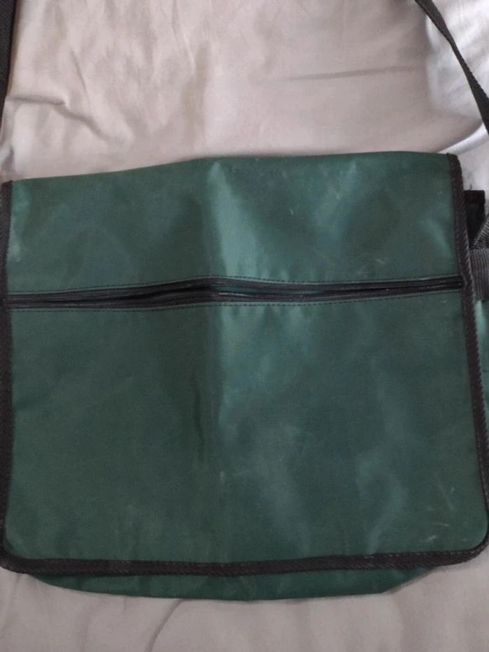 Sac bandoulière vert foncé - photo numéro 2