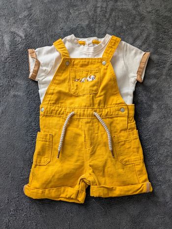 Ensemble t-shirt et salopette Obaibi