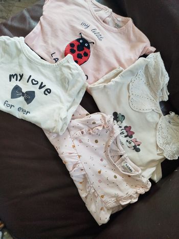 Lot de t shirt manche longues 