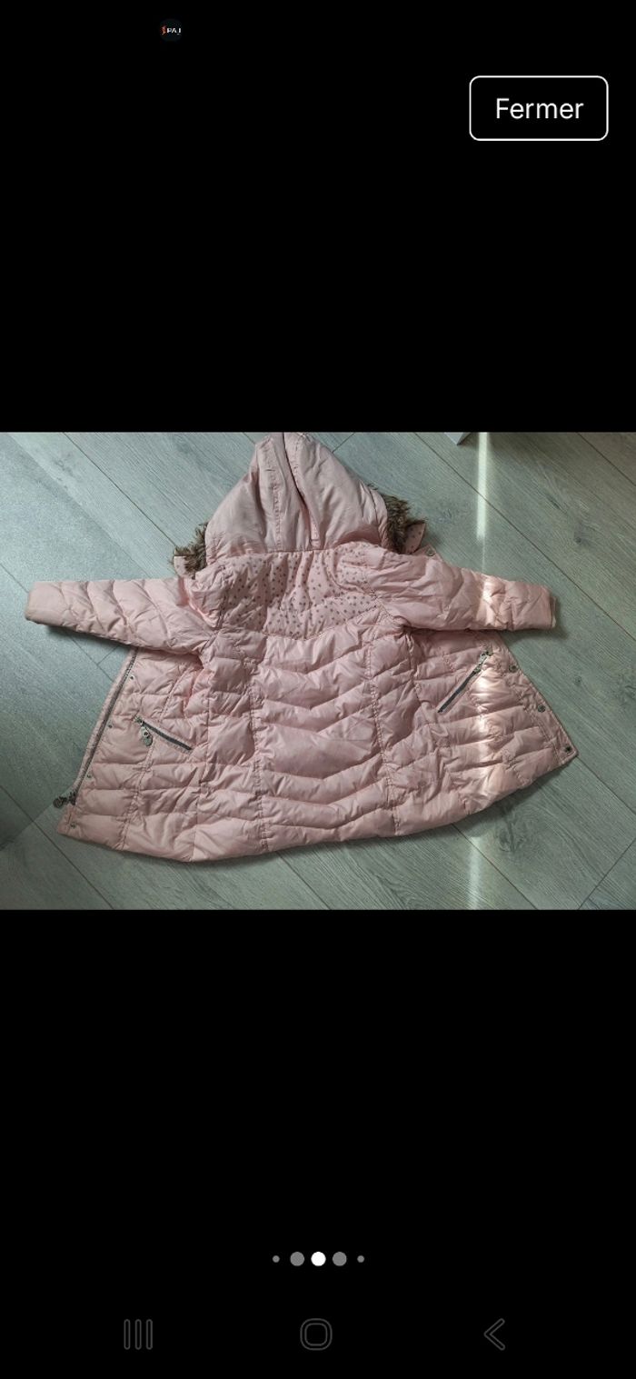 Manteau fille 70% duvet 4a - photo numéro 4