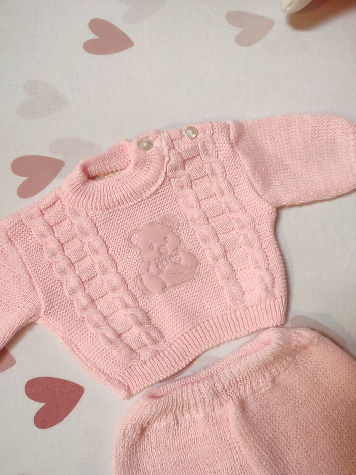 Ensemble layette bébé fille - 1 mois - très bon état - Barbouillage - photo numéro 2