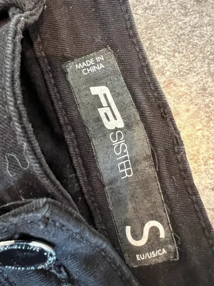 Jean évasé femme FB sister taille S Pantalón vaquero acampanado mujer zampa donna Schlagjeans Damen - photo numéro 5