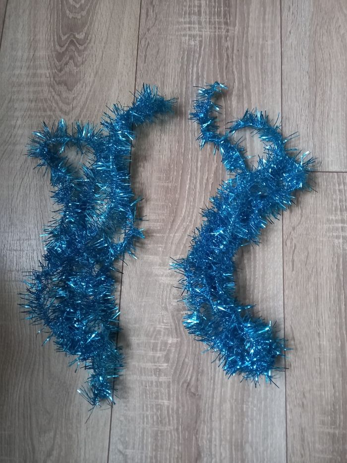 Lot décoration noël bleu - photo numéro 2