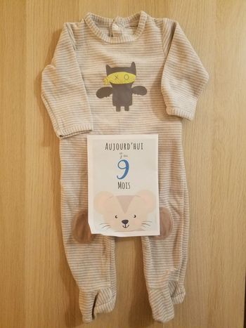 Pyjama 9 mois Vertbaudet