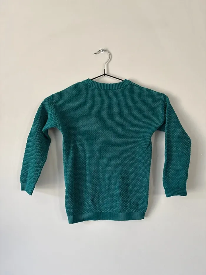 👕 pull - lupilu- 2 -4 ans - vert - bon état 100% coton - photo numéro 6