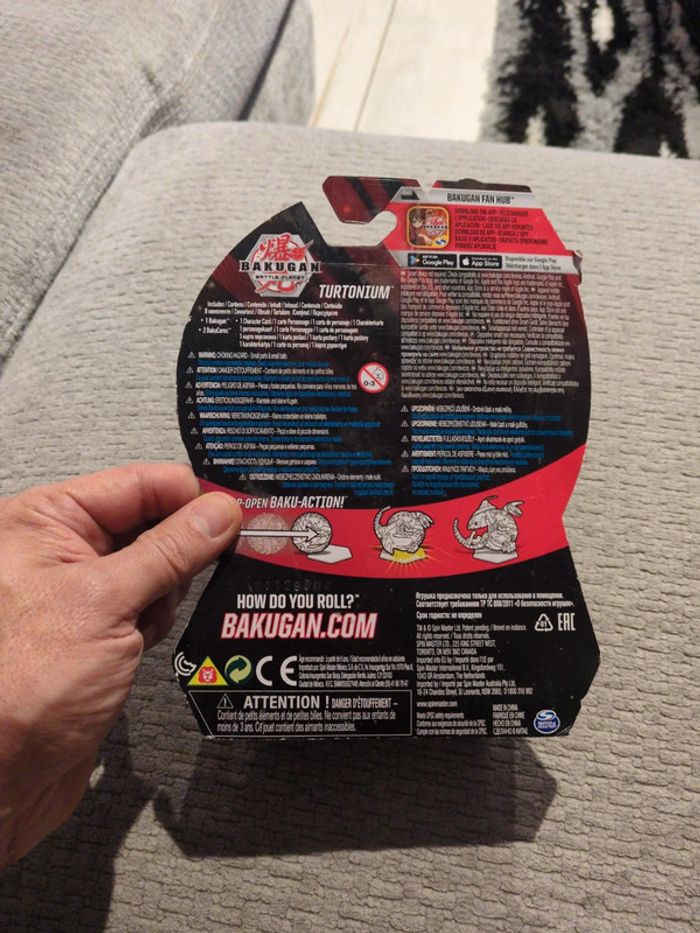 Figurine Bakugan battle planet turtonium - photo numéro 5