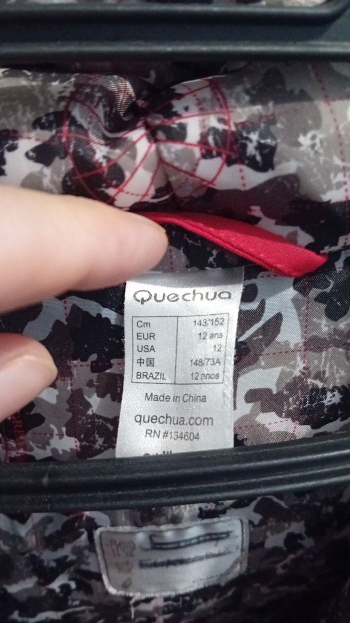 Parka Quechua rouge - photo numéro 4