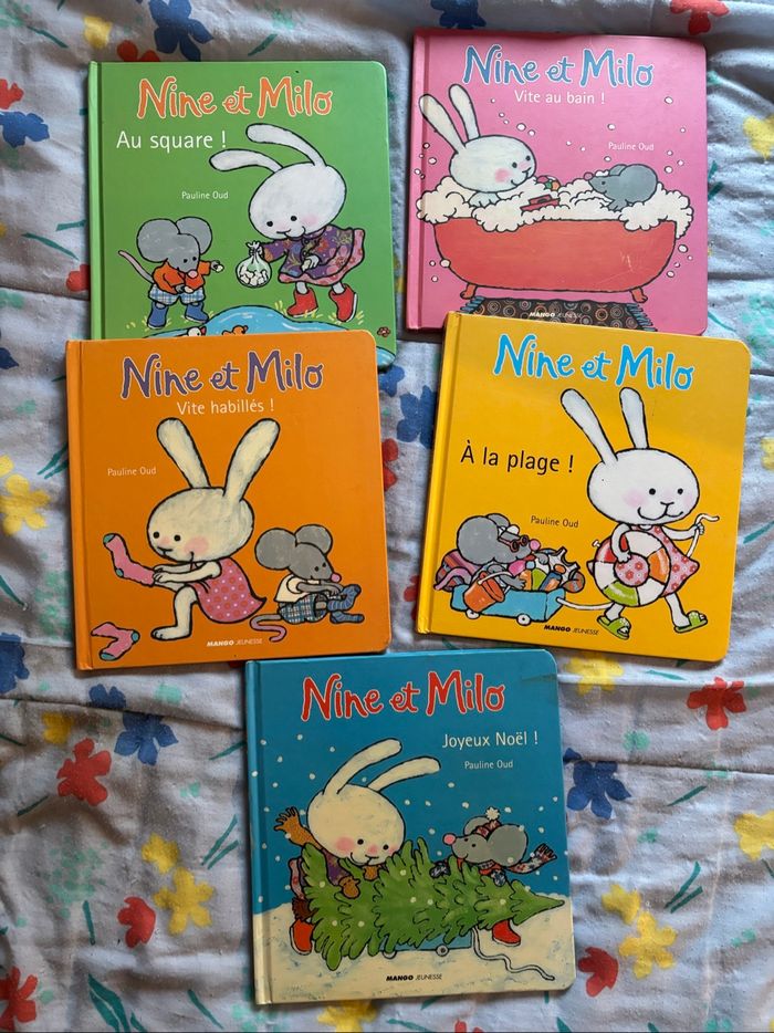 5 livres « Nine et Milo »