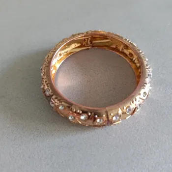 Bracelet enfant doré strass