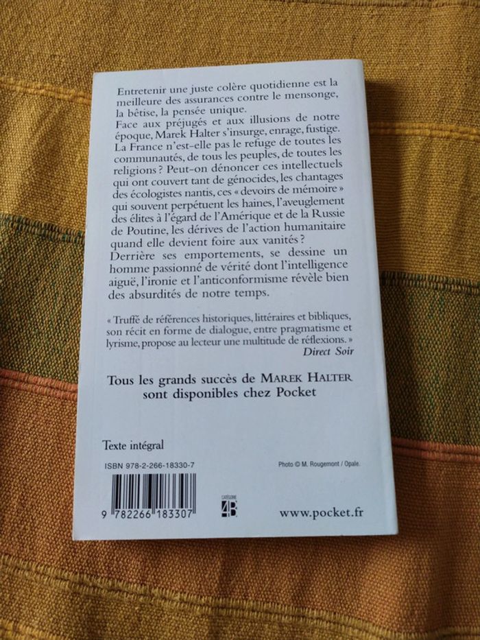 Je me suis réveillé en colère de Marek Halter - photo numéro 2