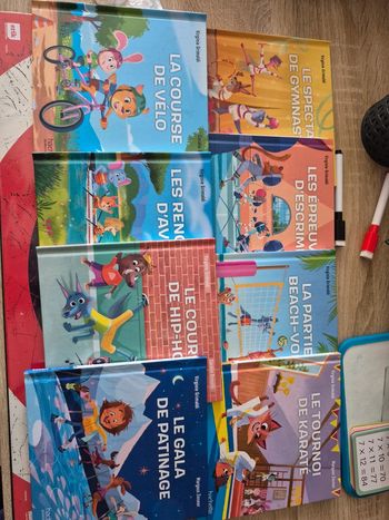 Lot 8 livres - Esprit Sport