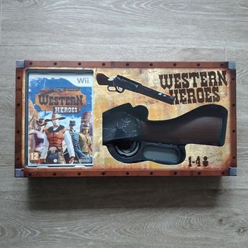 Western heroes jeu Nintendo Wii + fusil