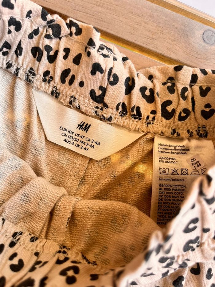 Short en coton léopard h&m - photo numéro 2