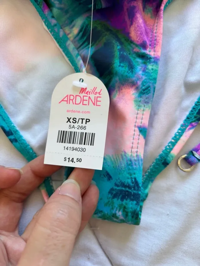 Lot 4 maillots de bain bikini bas et haut fluo multicolore Penti Ardene taille XS/34 neuf - photo numéro 15
