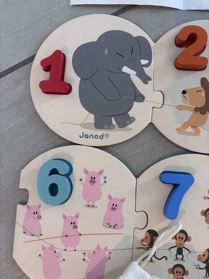 Puzzle j’apprends à compter Janod - photo numéro 5