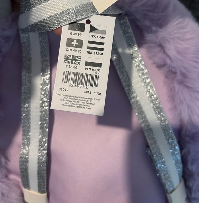 Sac tout doux violet - photo numéro 3