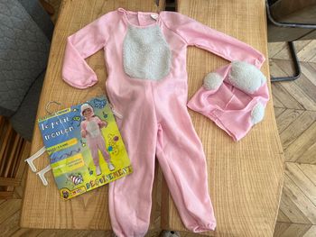 Ensemble déguisement costume rose mouton fille 3-4 ans 3 4