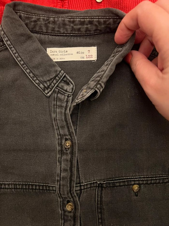 Vends lot de 10 vêtements Zara fille automne hiver taille 7 ans très bon état - photo numéro 7