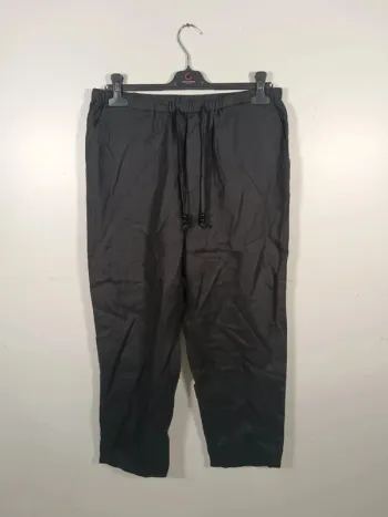 C6 pantacourt noir Mango M