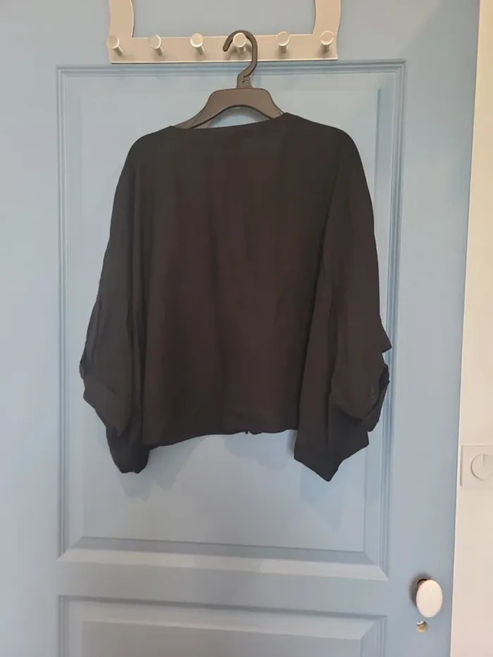 Chemise cropped Accessorize brodée taille S - photo numéro 5