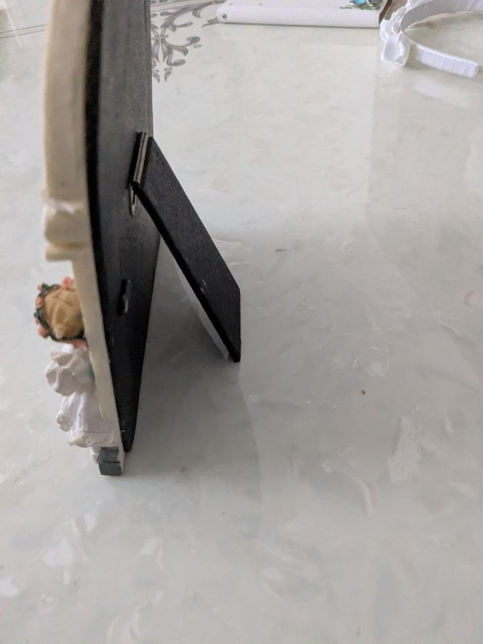 Magnifique cadre photo de la mariée et sa fille d'honneur. - photo numéro 6