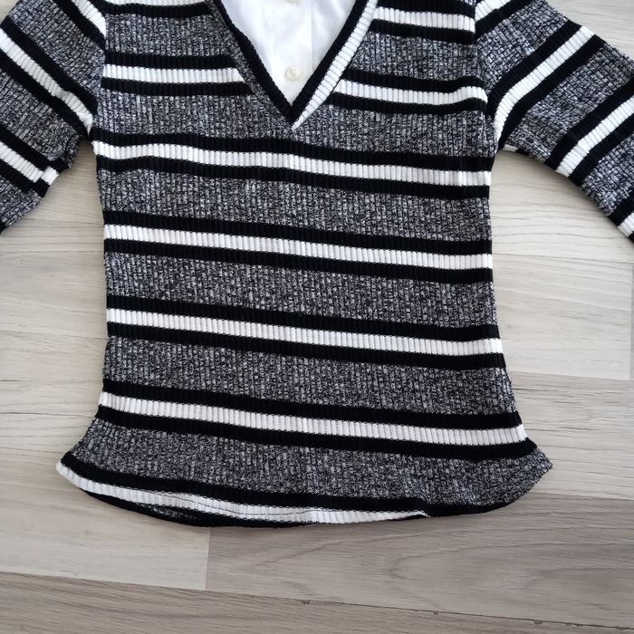 Pull femme à rayures Jennyfer taille M - photo numéro 4