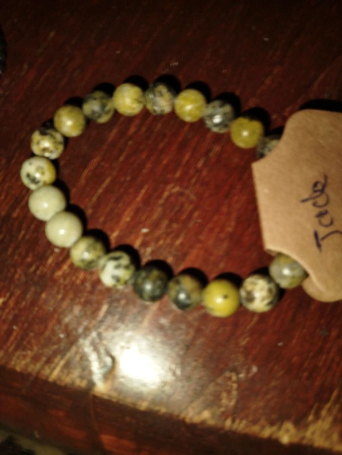 Bracelet jade néphrite 8 mm - photo numéro 2