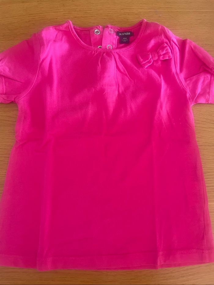 Lot 8 t-shirt manches courtes fille 18 mois - photo numéro 5