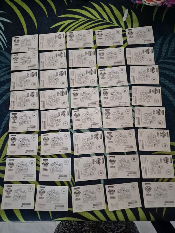 Lot stickers panini pat patrouille mission big truck