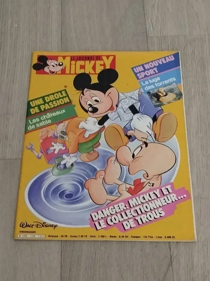 Lot Vintage 7 magazines Journal de Mickey année 1985 L065 - photo numéro 5