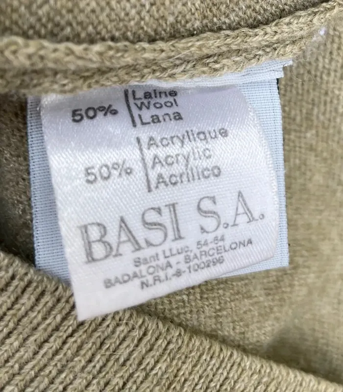 Lacoste wool pullover pull à teneur de laine mens XXL logo brodé - photo numéro 6