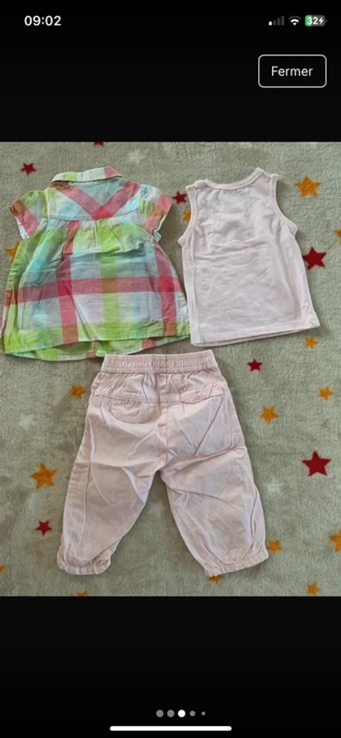 Lot Été Bébé 3M – Sergent Major & DPAM – 5 Tenues Coton Doux Style Rétro Chic - photo numéro 3