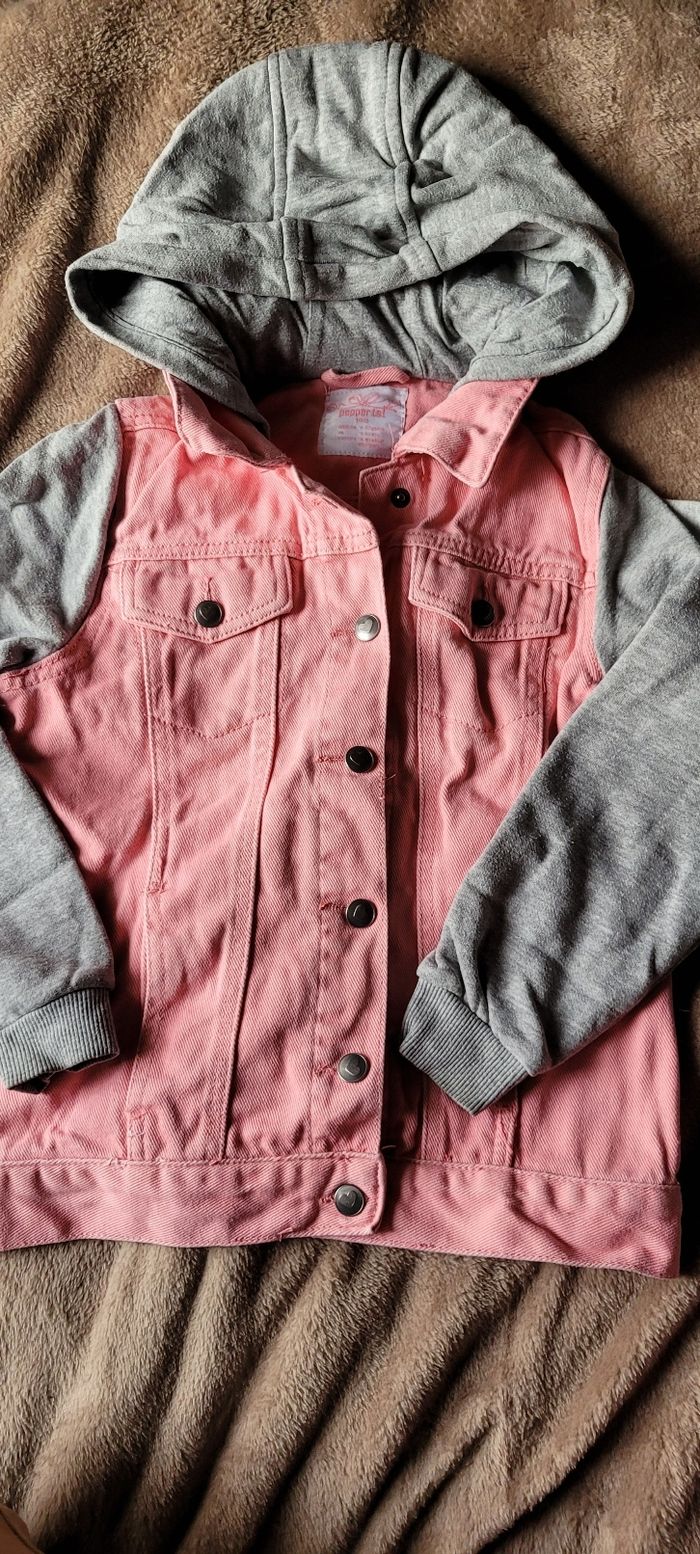 Veste en jean's avec capuche