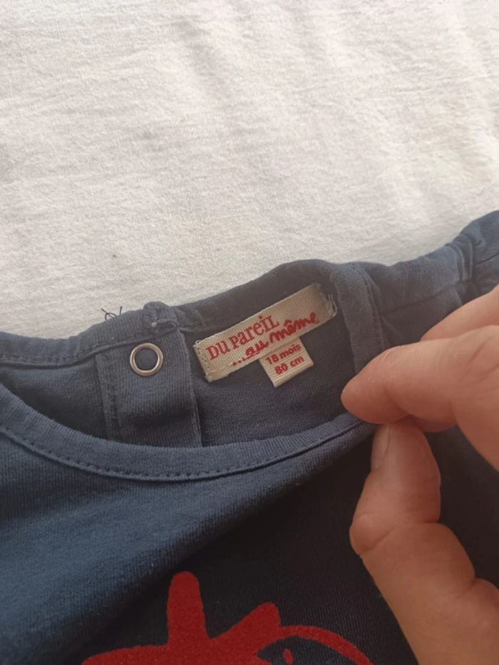 T-shirt DPAM 18 mois - photo numéro 3