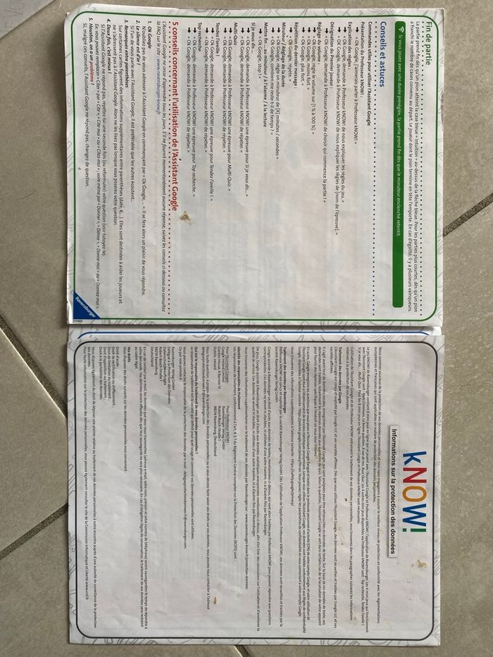 Jeu de société kNOW! Ravensburger – complet – fonctionne avec Assistant Google - photo numéro 8