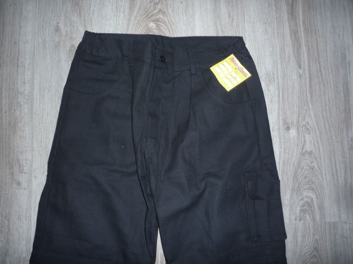 PANTALON DE TRAVAIL DROIT 2/1 NOIR H "LE BEAU FORT" - NEUF - TAILLE 46 - n°03 - photo numéro 2