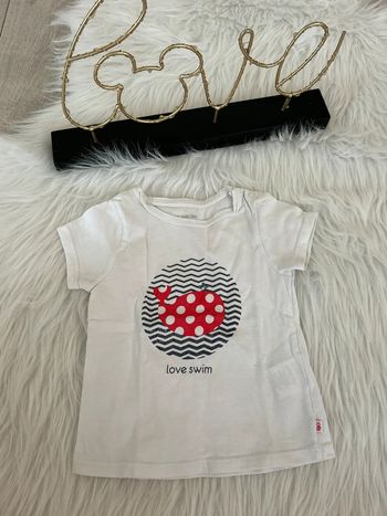 Très beau tee shirt 🥰 obaibi taille 12 mois